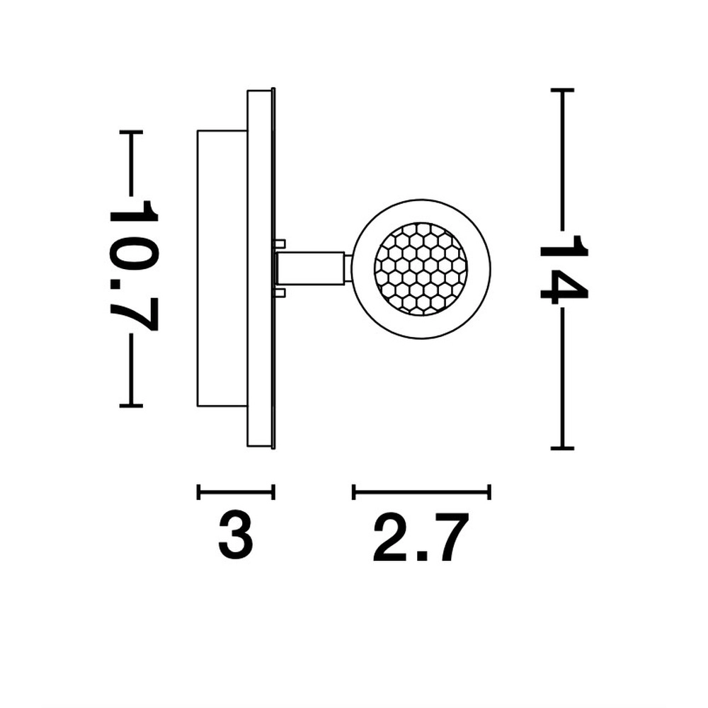Applique murale design Penor blanc Lyora 5212017424846