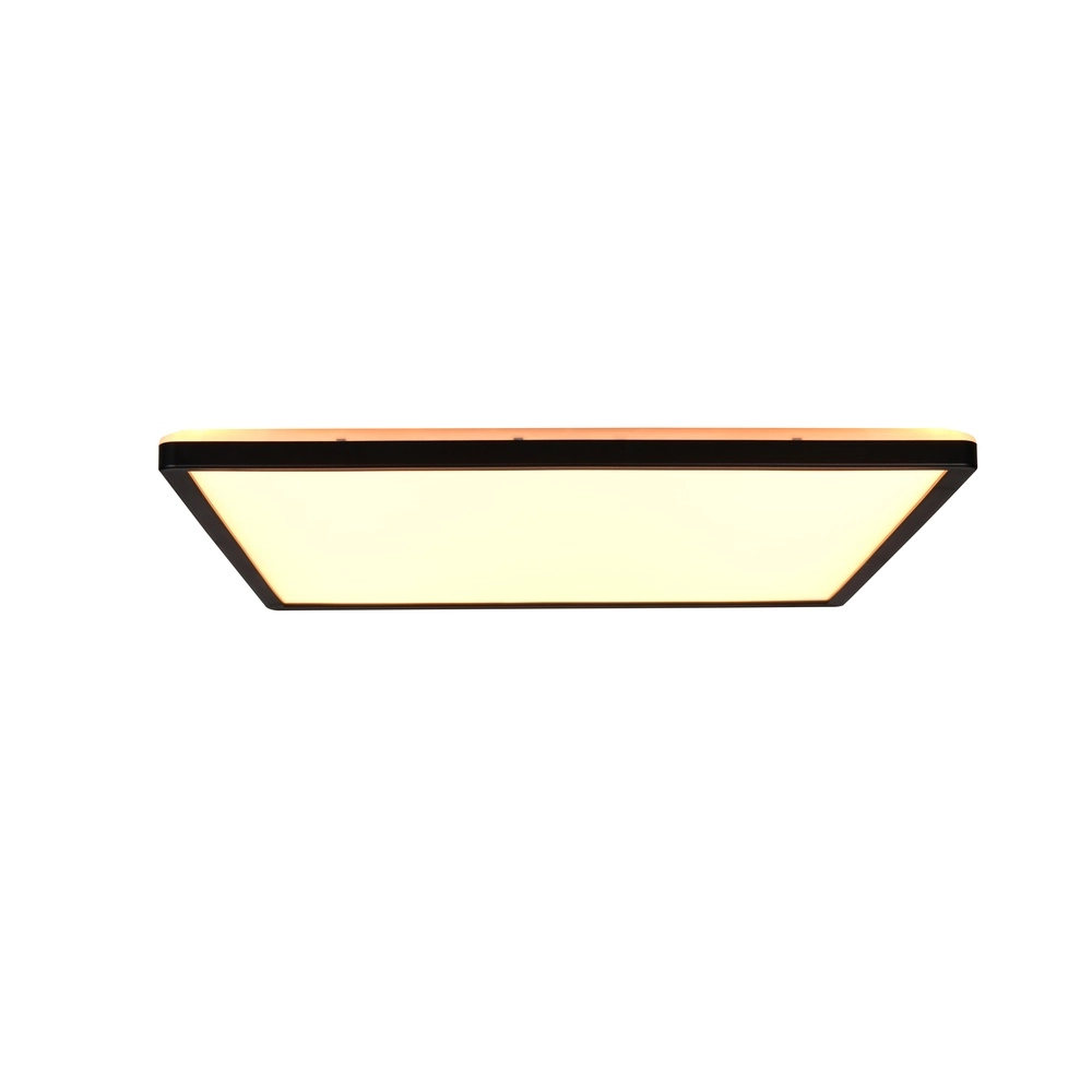 Lumière carrée au plafond Emra Noir 42cm Trio 4017807704198
