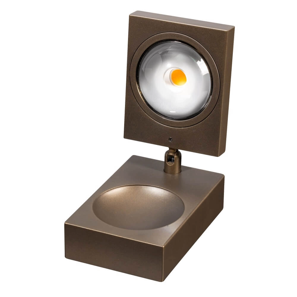 Lampe de table élégante Jake Cube Marron