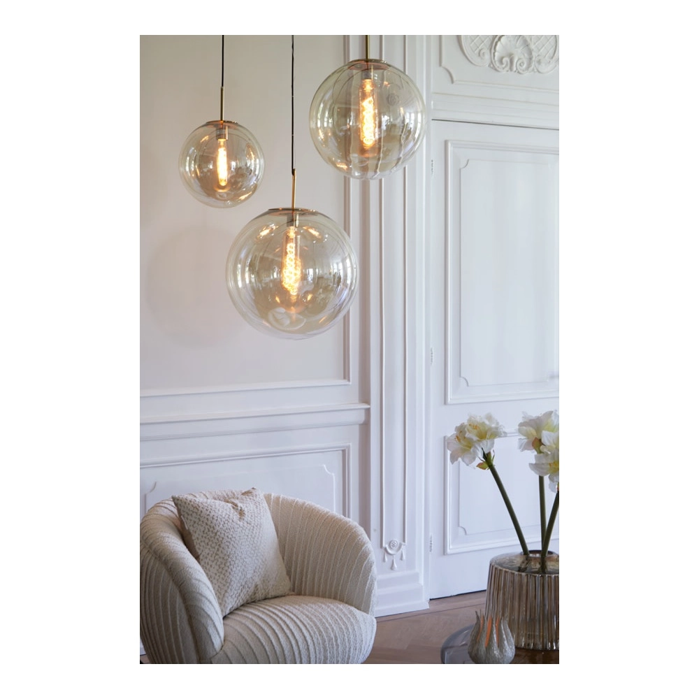 Lampe suspendue Medina Ø 40 cm d’or Light & Living 8717807640637