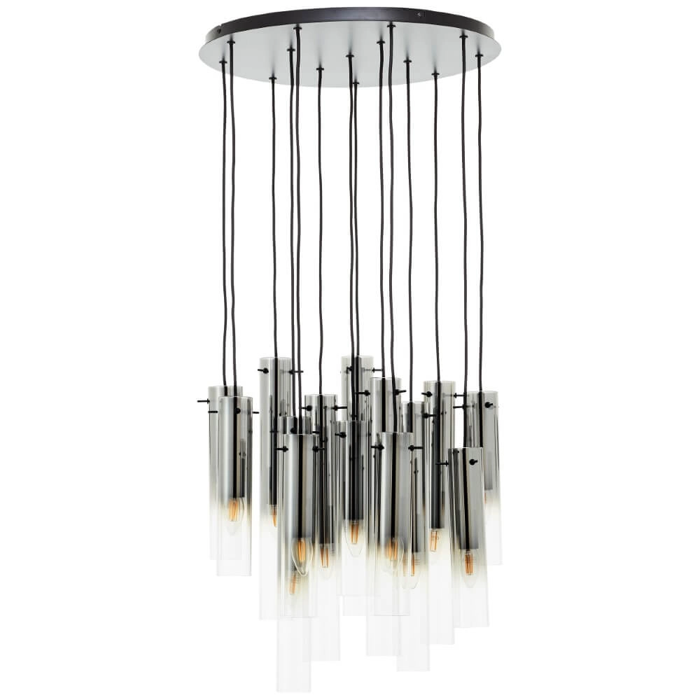 Lampe suspendue 14 lumières Glasini Ø 52 cm Brilliant 4004353429590