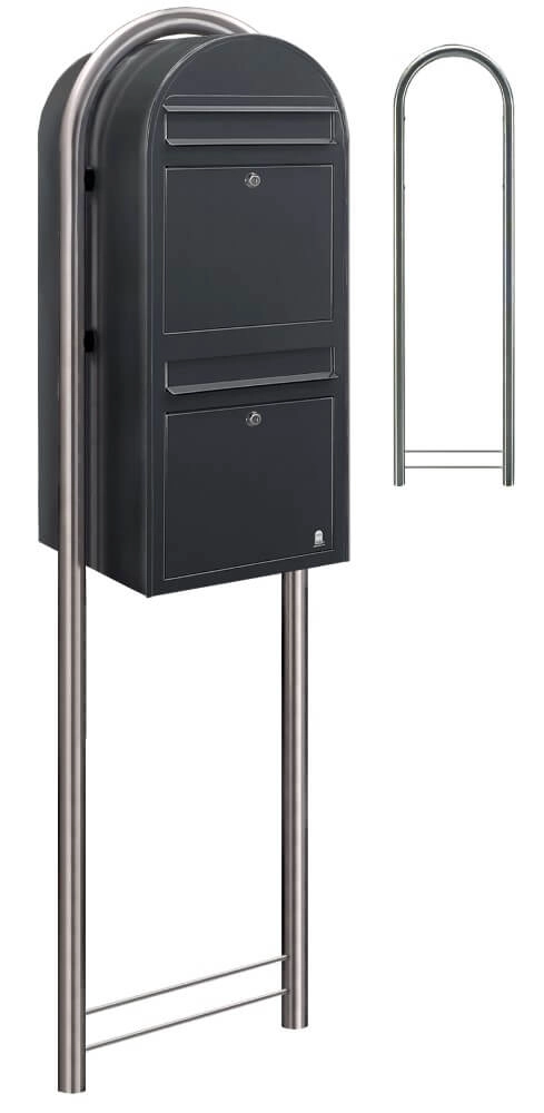 Boites aux lettres Duo 7016 i Gris foncé Bobi 6417237014146