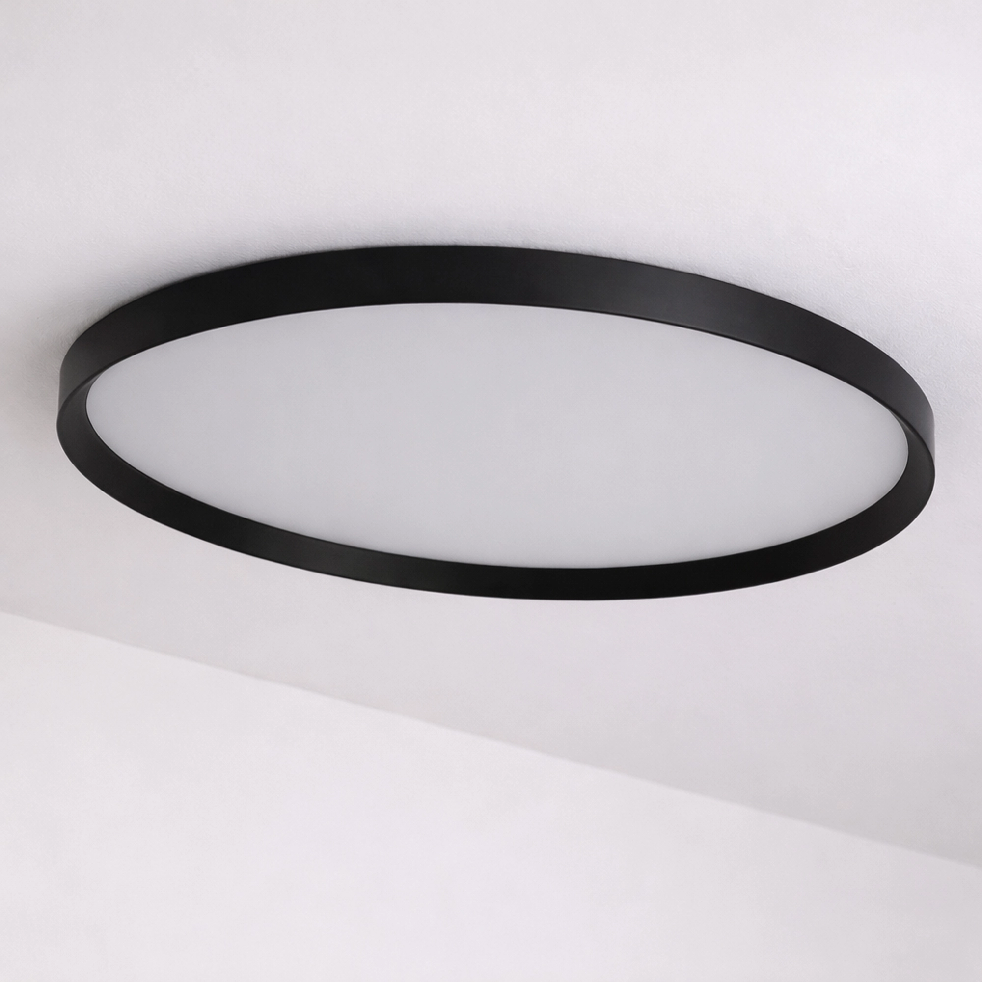 Lumière de plafond élégante Prisma noir Ø 45cm Lyora 5053423315263
