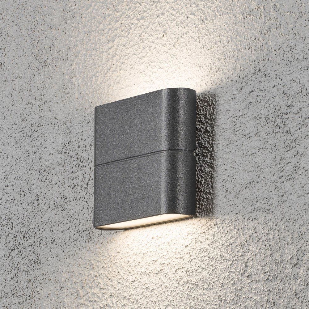 Spot mural LED Chieri 11 cm anthracite KonstSmide 7318307972375
