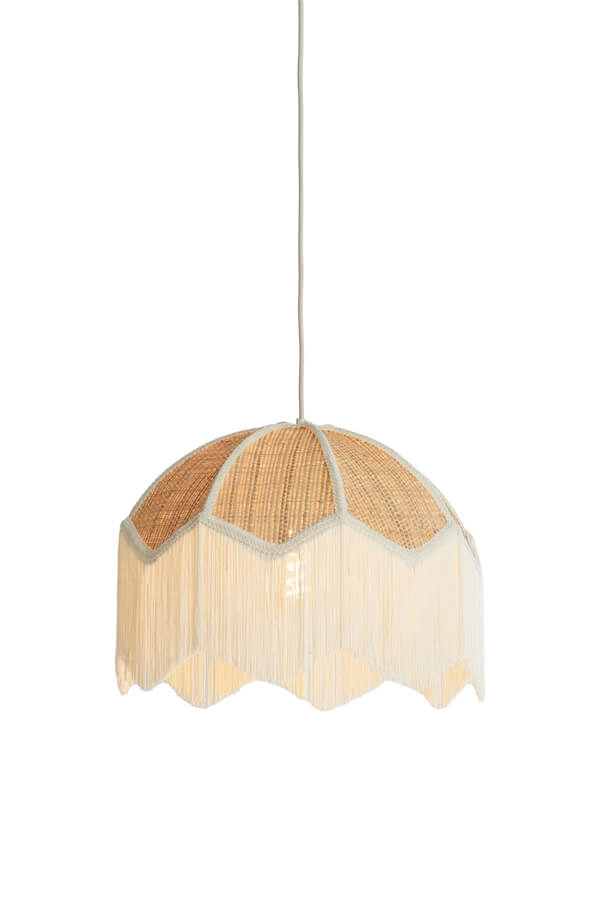 Suspension crème Malacia Ø 40cm Suspension crème Malacia Ø 40cm