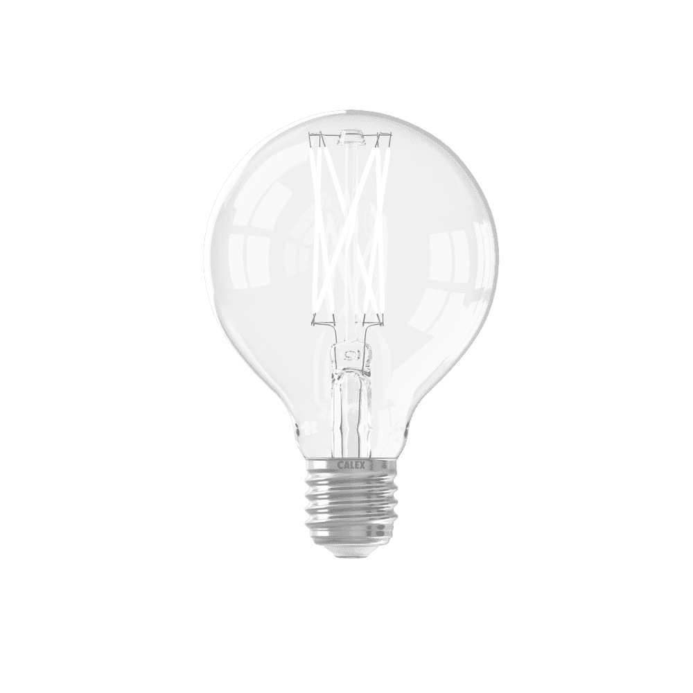 Source de lumière 3,5W - E27 - GLB80 - Led - Long Filament Clear