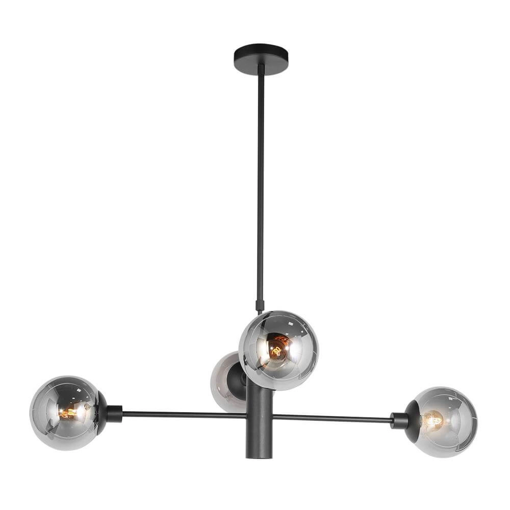 Suspension design Constellation noir avec verre fumé Steinhauer 8712746173031