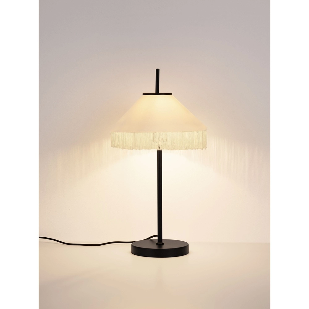 Lampe de table Tiffany Velvy beige Lyora 5212017493804