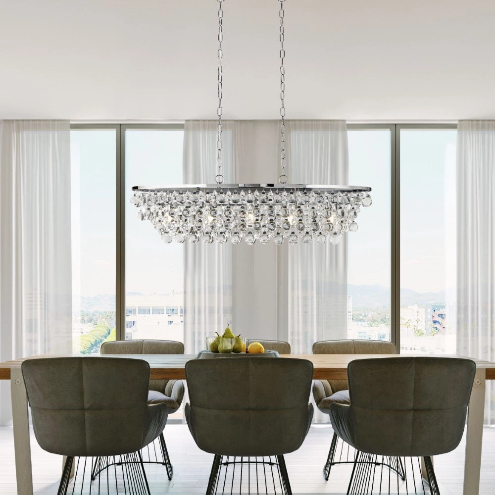 Lampe suspendue Michelle Cristal Searchlight 5053423159461