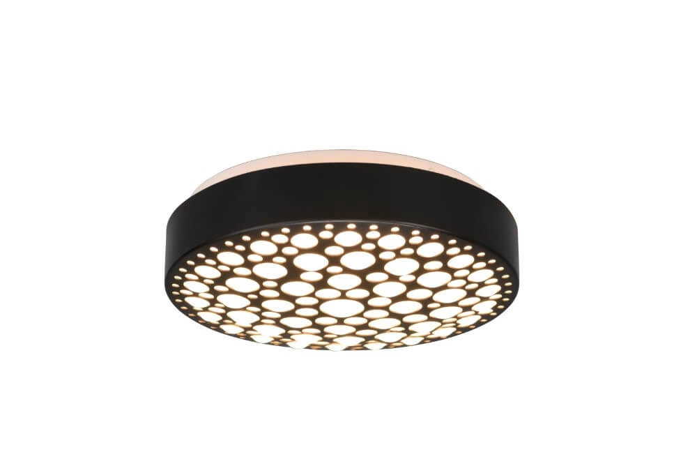 Plafonnier LED RVB Chizu 28 cm - noir Plafonnier LED RVB Chizu 28 cm - noir
