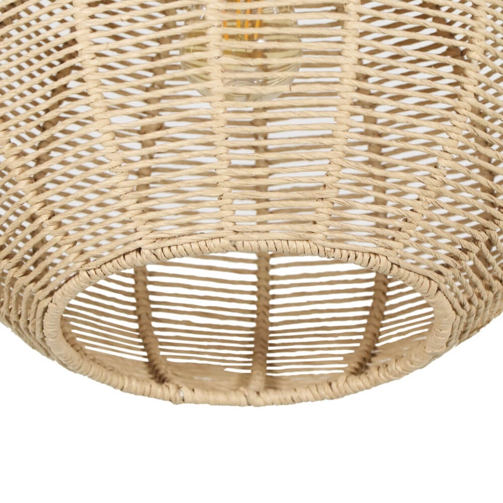 Lampe suspendue en rotin Janne Ø 35 cm Trio 4017807629293