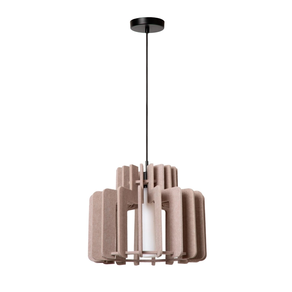 Lampe pendante de conception Rollo Brun sable de 40 cm