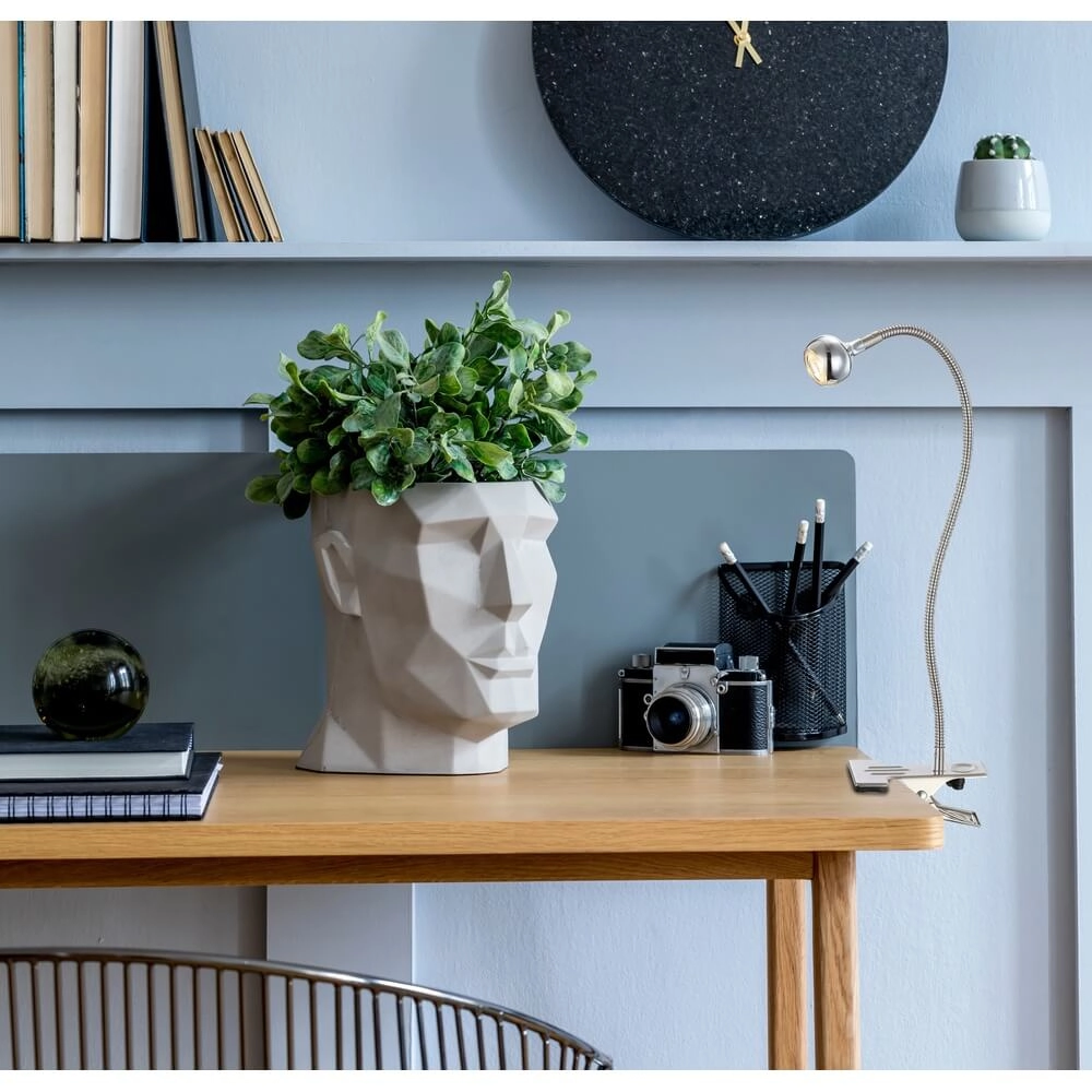 Lampe à pince Serpent nickel Globo 9007371293421