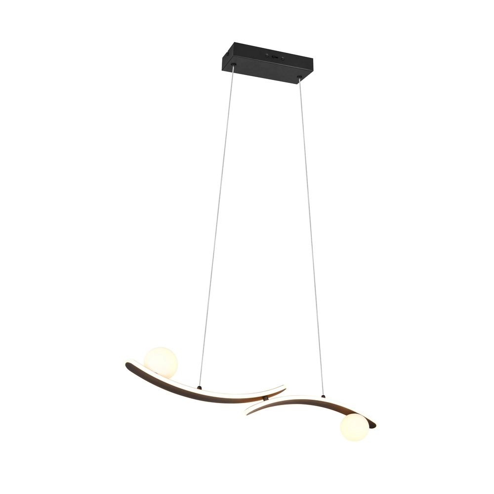 Lampe pendante de conception Napoli Noir Trio 4017807683462