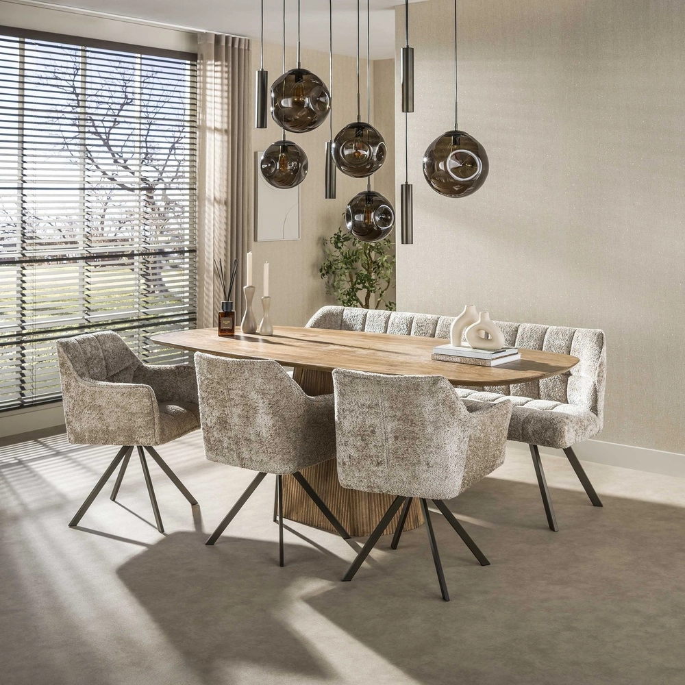 Lampe pendante de table à manger Stellar 5x E27 + 4x GU10 Lyora 8716803511712