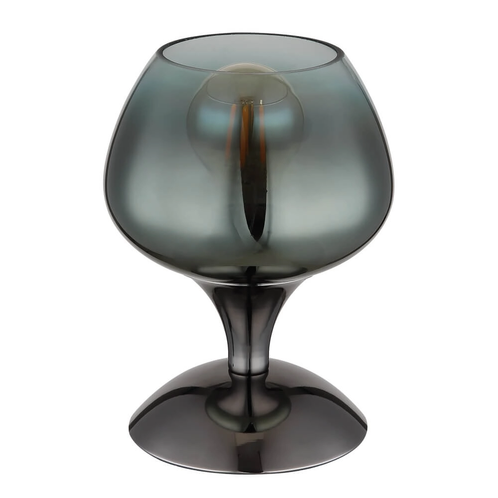 Lampe de table en bronze Maxy avec verre vert Ø 15cm Globo 9007371465934