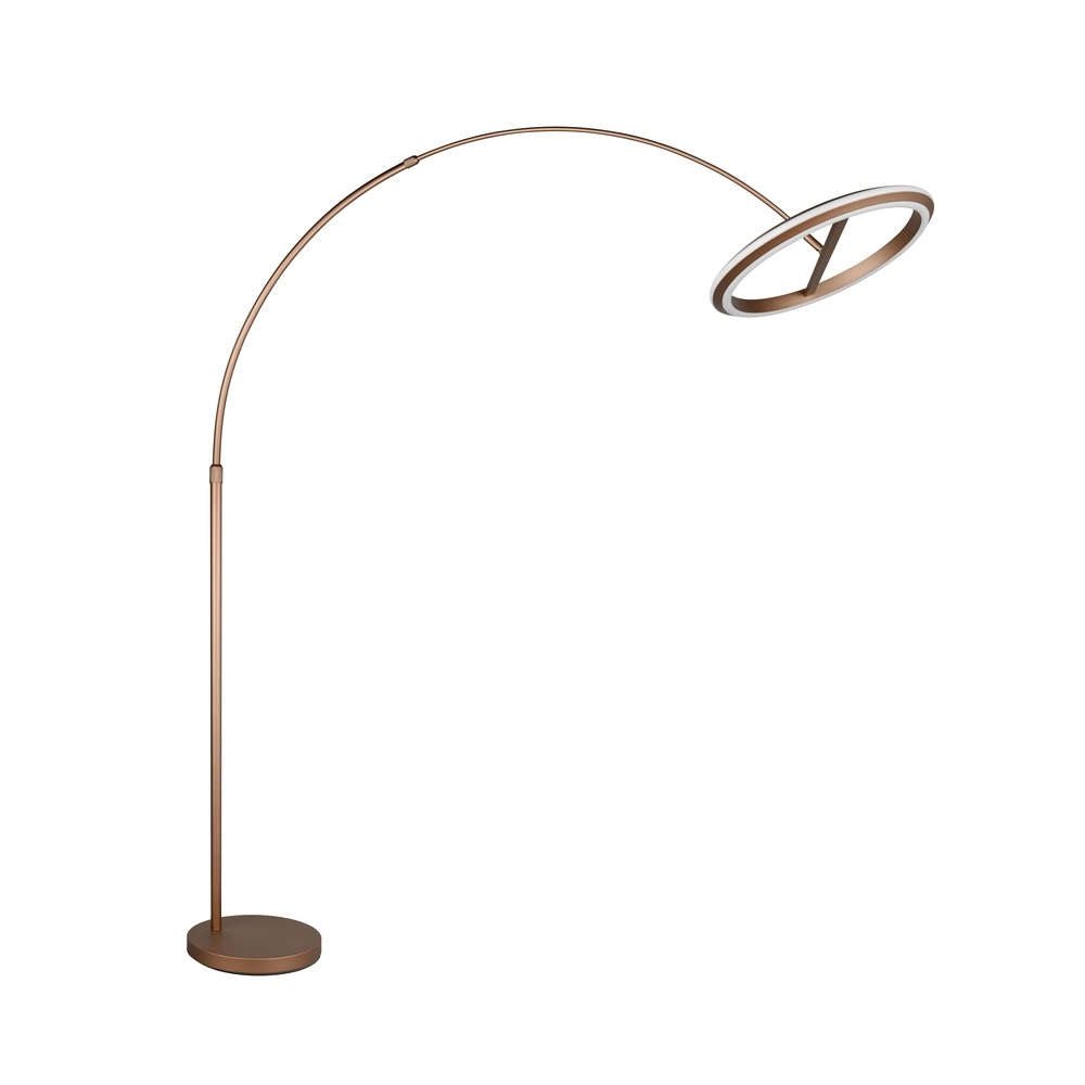 Lampe de pied Amador marron moka Trio 4017807688177