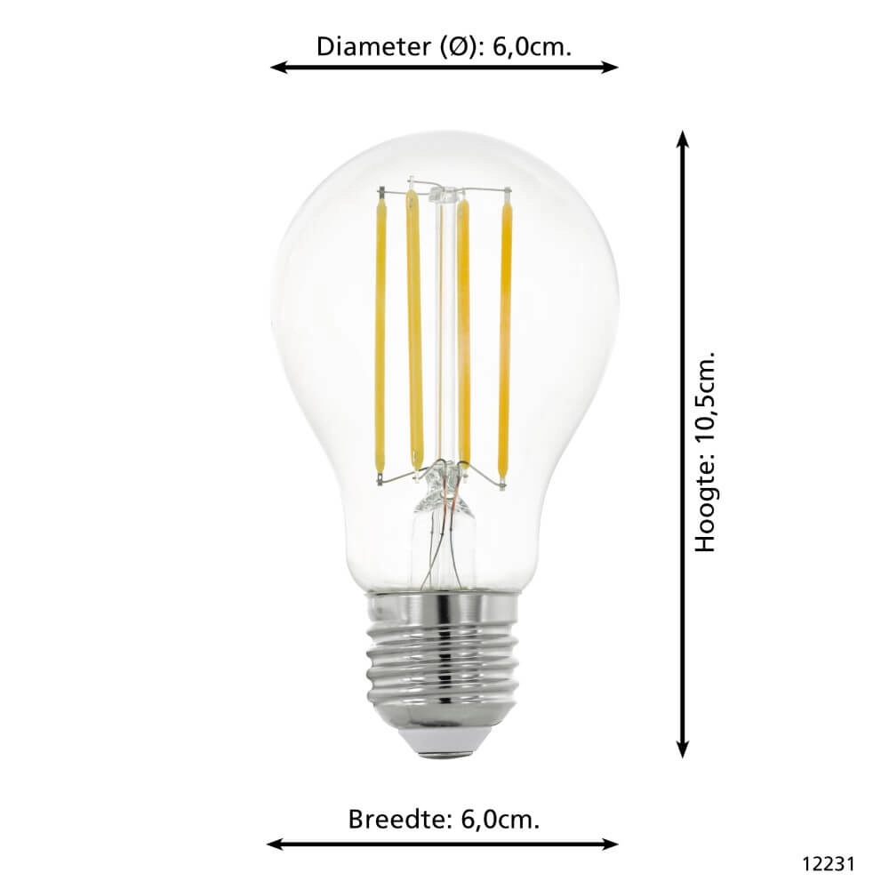 Ampoule de lampe LED Zigbee - E27 - 6 watt - 4000K - A60 Eglo 9002759122317