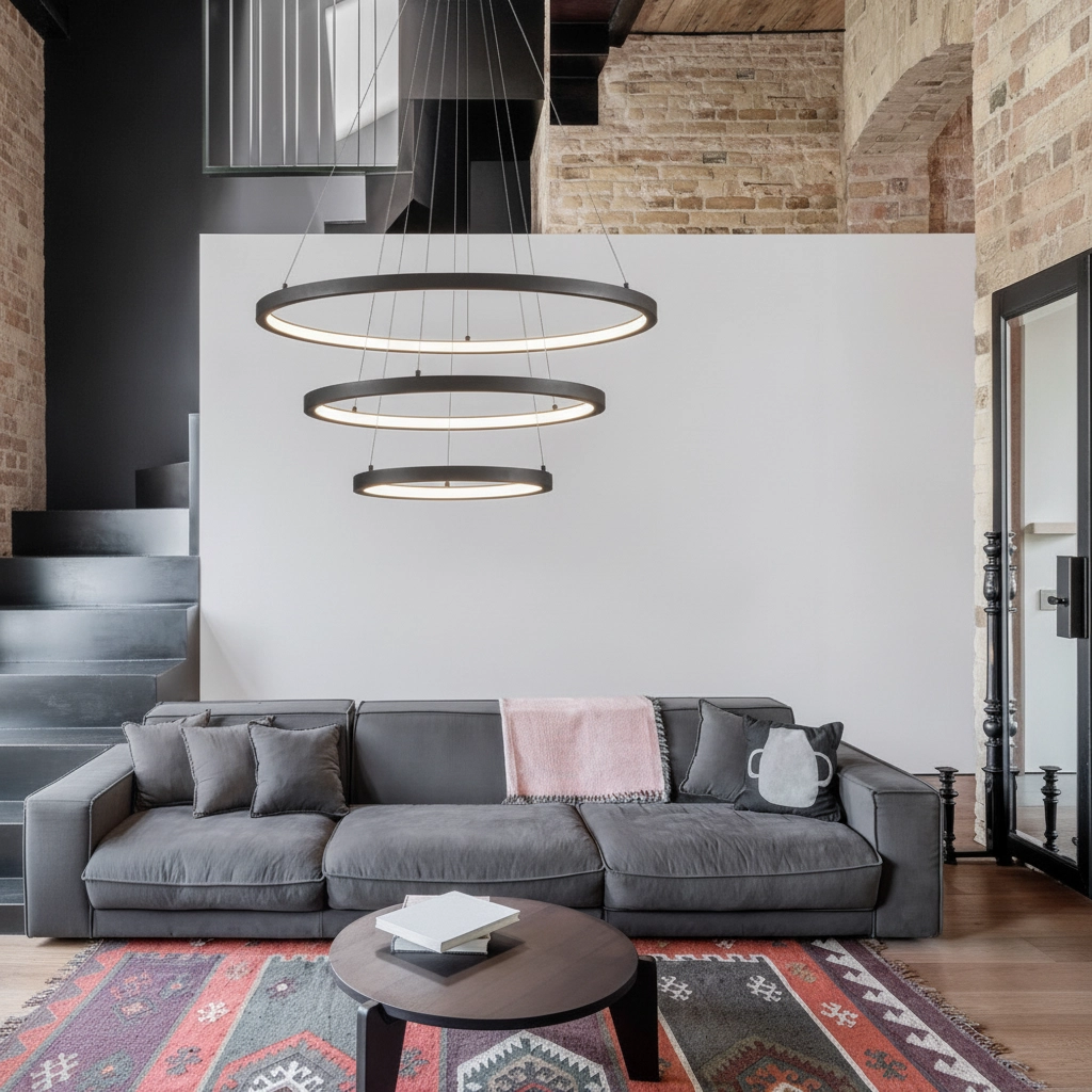 Suspension noire Empatia Design Triple