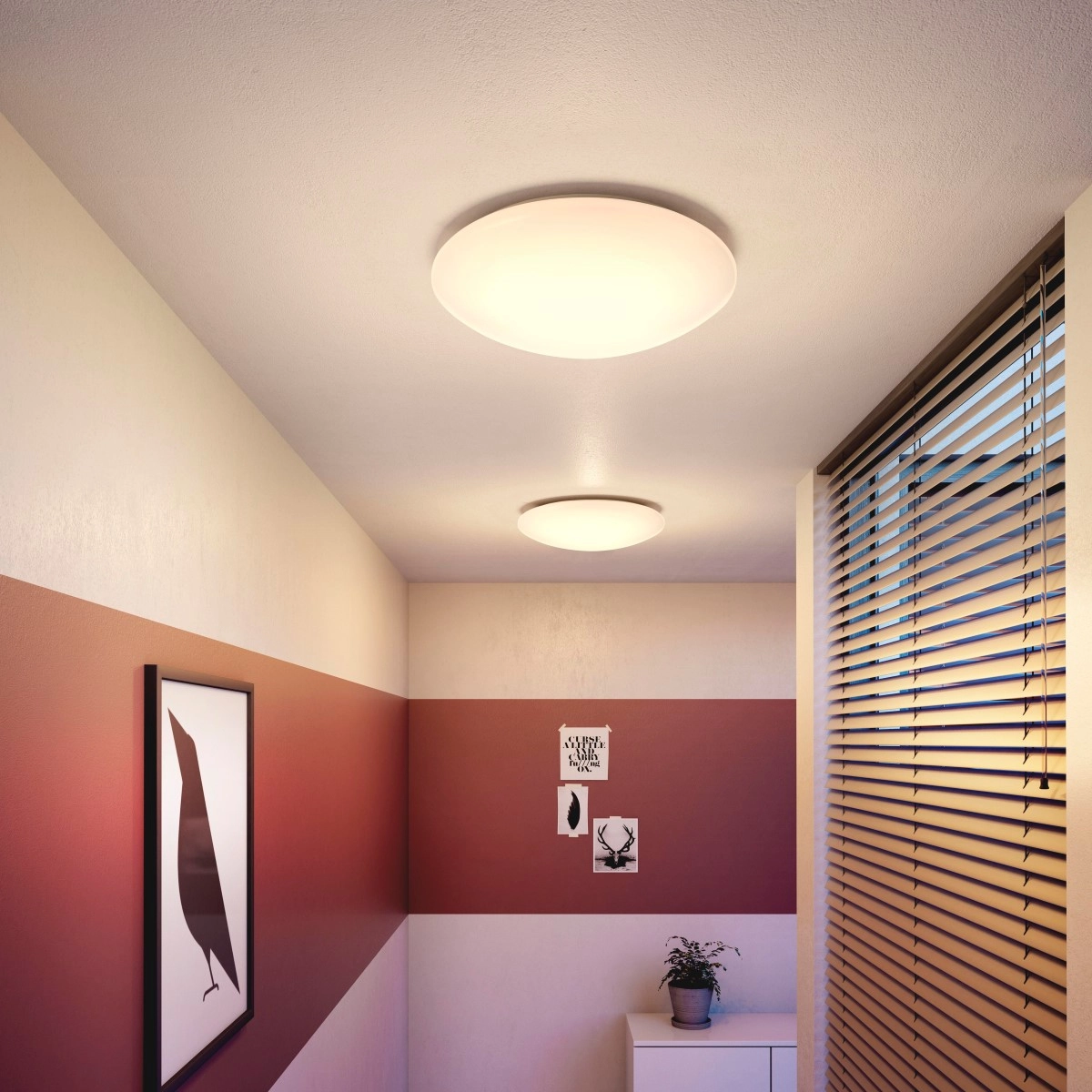 Lampe de plafond Suede Ø 38 cm 6500K Philips 8718696163603