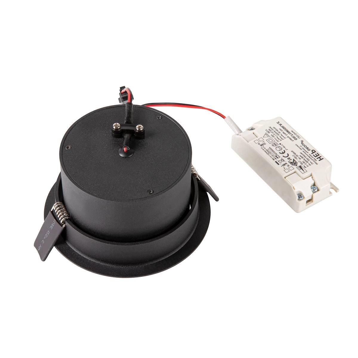 Spot encastrable LED Oculus 10,5w - 12cm noir SLV 4024163248181