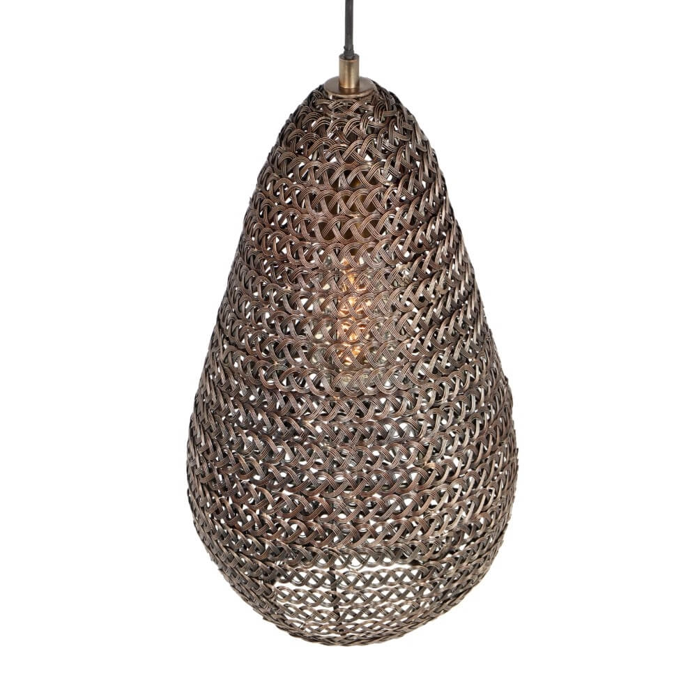 Lampe à suspension en bronze Ziva Ø 23 cm Trio 4017807617405