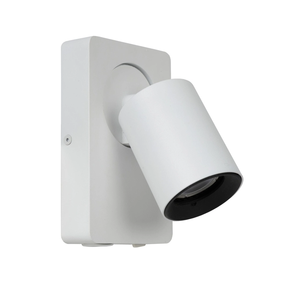 Lampe de chevet Nigel avec point de charge USB blanc