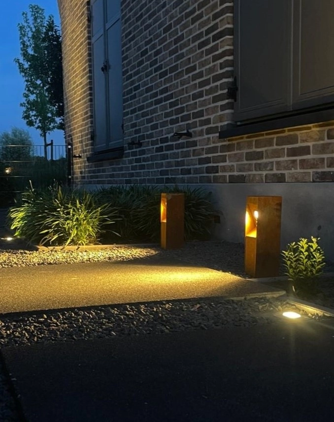 Éclairage de chemin Gis 35 cm Corten LightLux 6150817716770