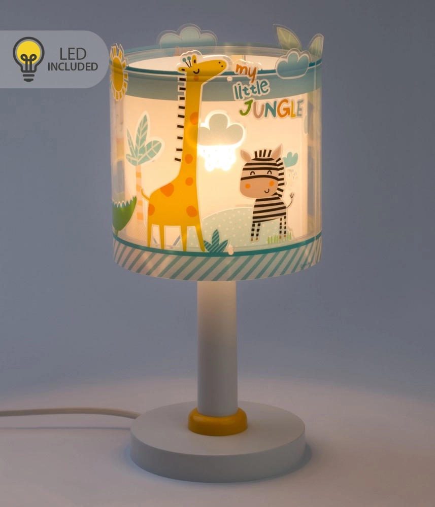 Lampe de table Little Jungle lueur bleue dans l’obscurité Dalber 8420406001807