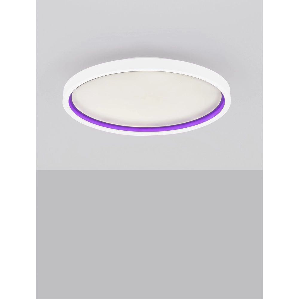 Plafonnier Chet Ø 39,3 cm avec fonction RGB Lyora 5212017450142