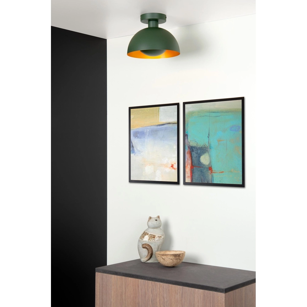Lampe de plafond à design Siemon Vert Lucide 5411212451712