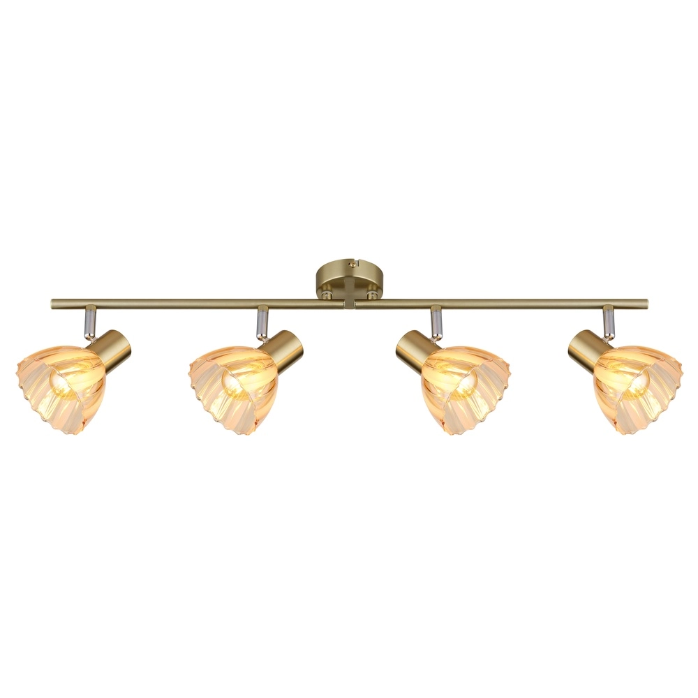 Lampe de plafond à 4 lumières Zachery Or Globo 9007371531509