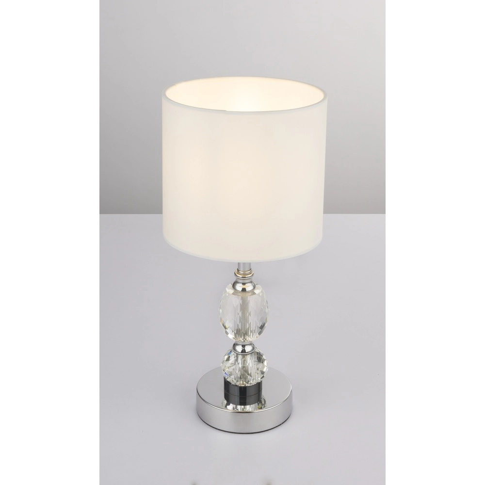 Lampe de table classique Bronn Chrome 34cm Globo 9007371379361