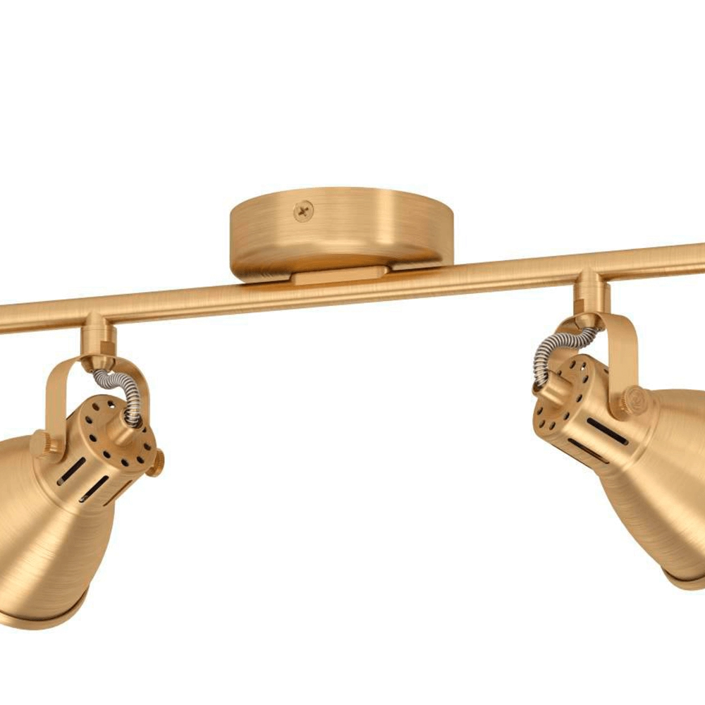 Spot de plafond en laiton Seras 4x GU10 Eglo 9008606235674