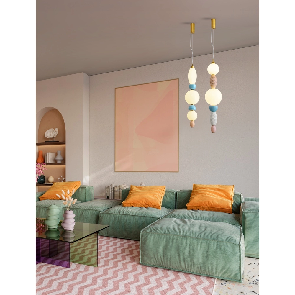 Suspension Obrie Céramique colorée L Lyora 5212017461667