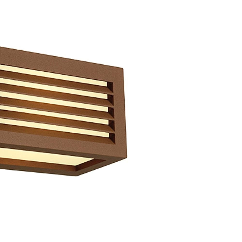 Lampe d'extérieur Box L E27 brun rouille SLV 4024163129381