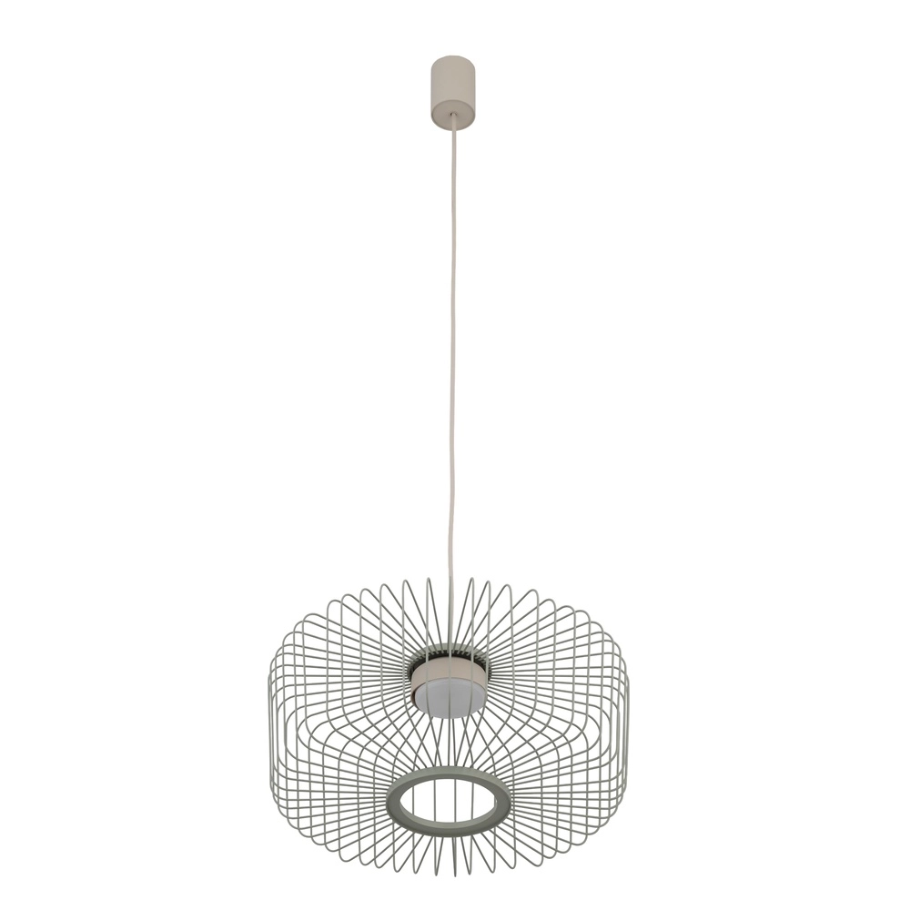 Lampe cage Kenai vert sauge Ø 38cm Lyora 5903139122306