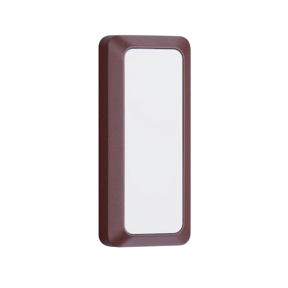Applique murale Appia rectangle brun rouille Lyora 5212017449610