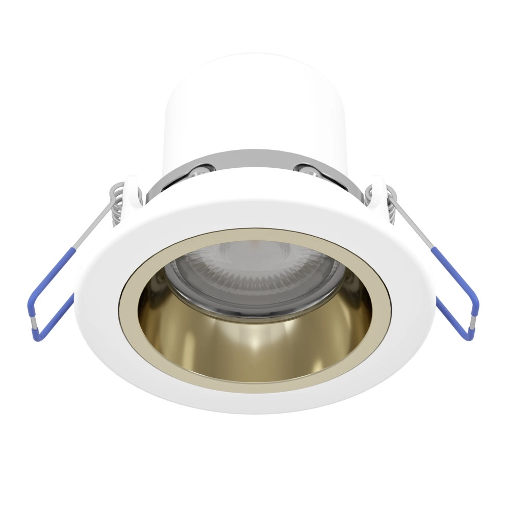 Spot encastré smart Yebra-Z blanc avec or Spot encastré smart Yebra-Z blanc avec or