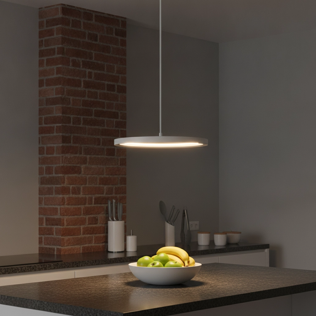 Suspension élégante Andria blanc Ø 40cm
