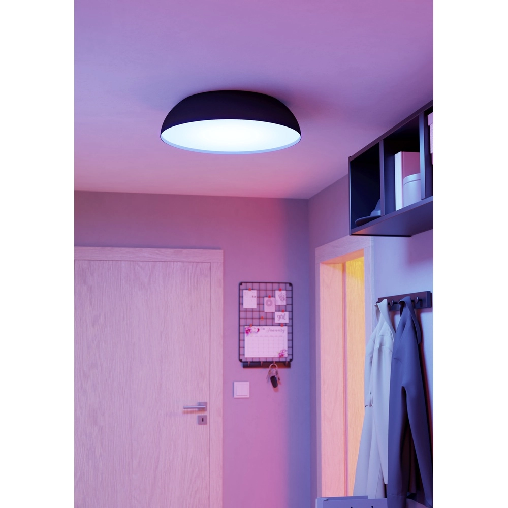 Lampe de plafond Zigbee Tollos-Z Ø 55cm - noir Eglo 9008606243808