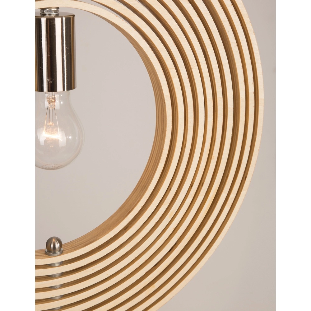 Suspension moderne Asco bois Ø 43cm Lyora 5212017424945