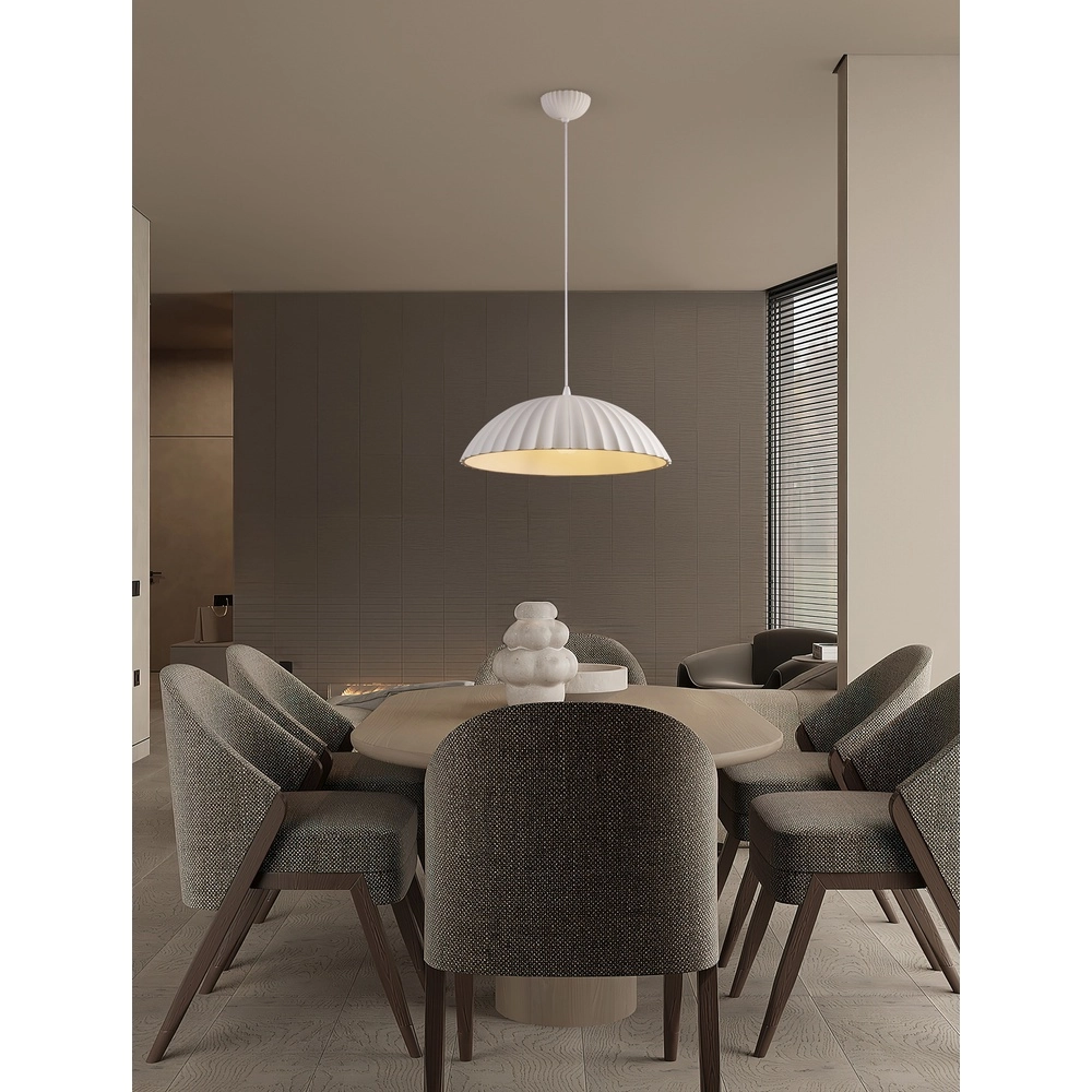 Suspension Ammos blanc Ø 50cm Lyora 5212017469021