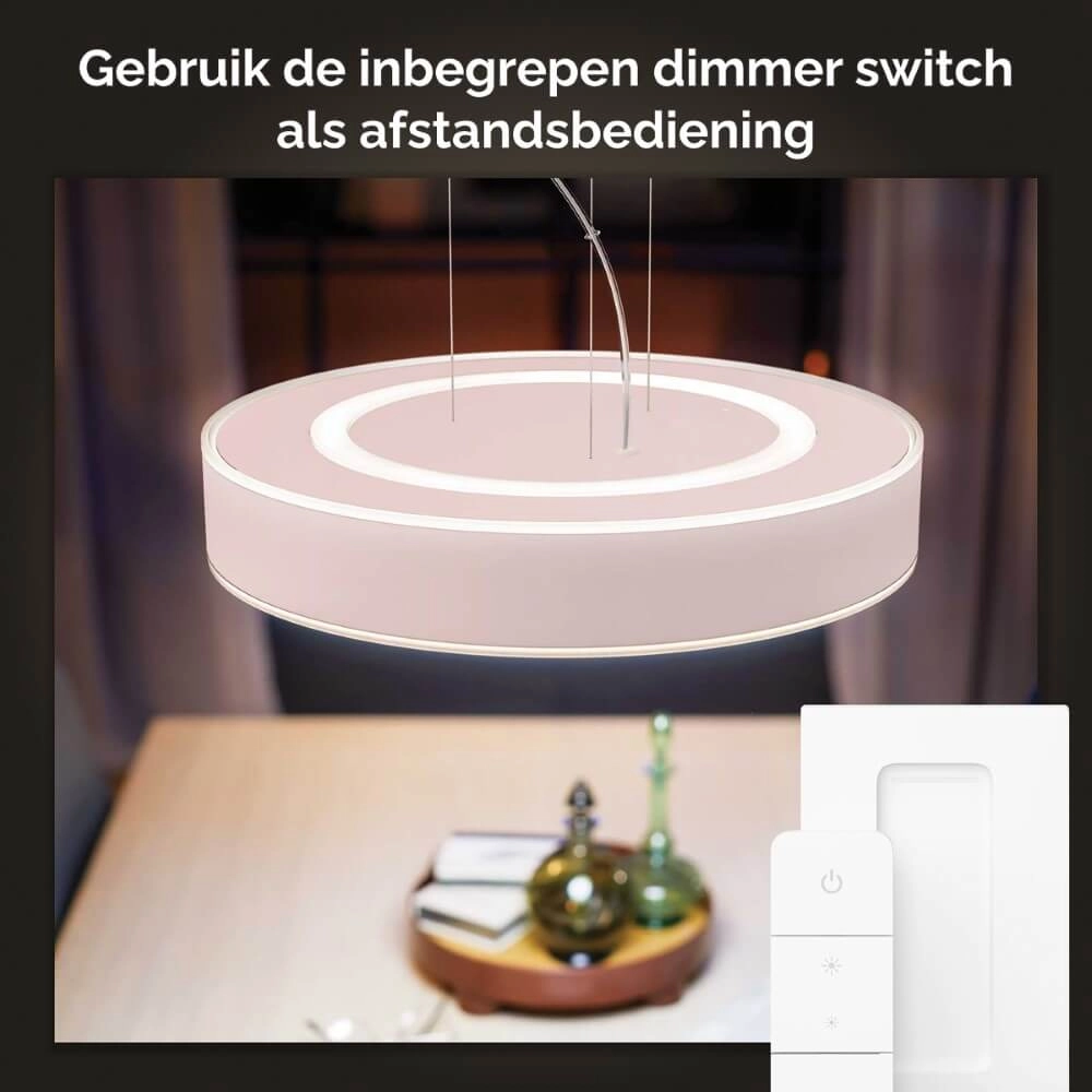 Lampe suspendue Hue Enrave - White Ambiance Ø 42,5 cm blanc Philips 8718696176573