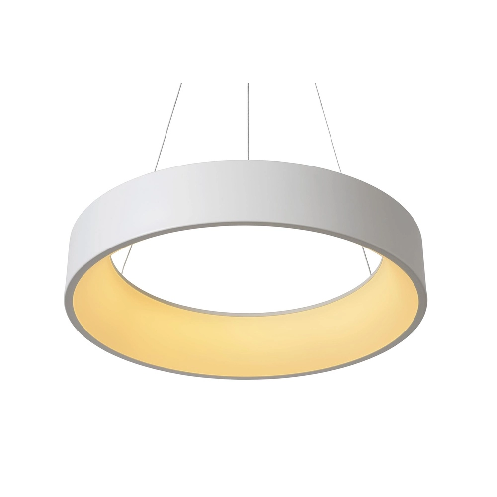 Lampe suspendue Talowe Led Ø 60 cm de blanc Lucide 5411212460240