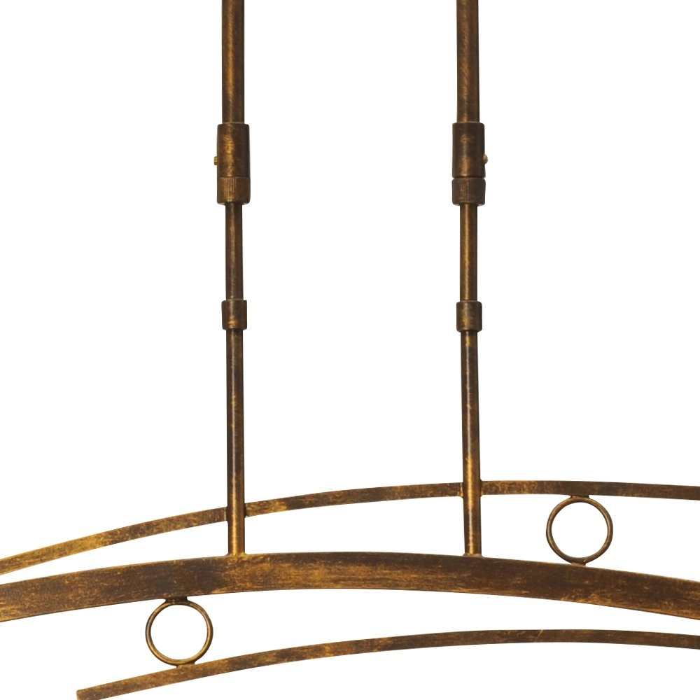 Lampe suspendue salle à manger Bolzano Brun bronze à 2 lumières Masterlight 8718121008325