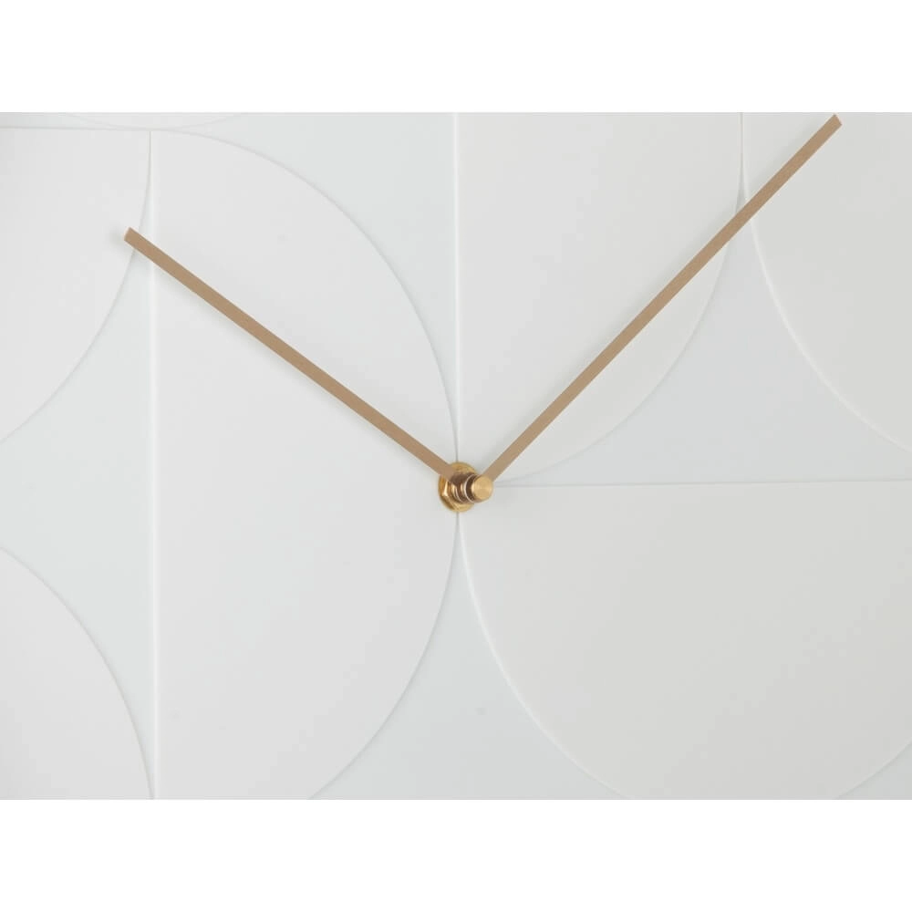 Horloge murale Echelon Circular blanc - Ø 40cm Karlsson 8714302727726