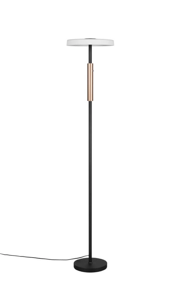 Lampadaire LED Celeste verre blanc Trio 4017807627428