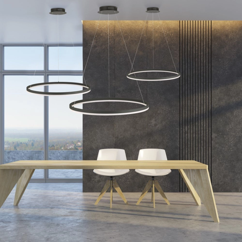 Lampe à suspension design Titus Ø 80 cm Paul Neuhaus 4012248305164