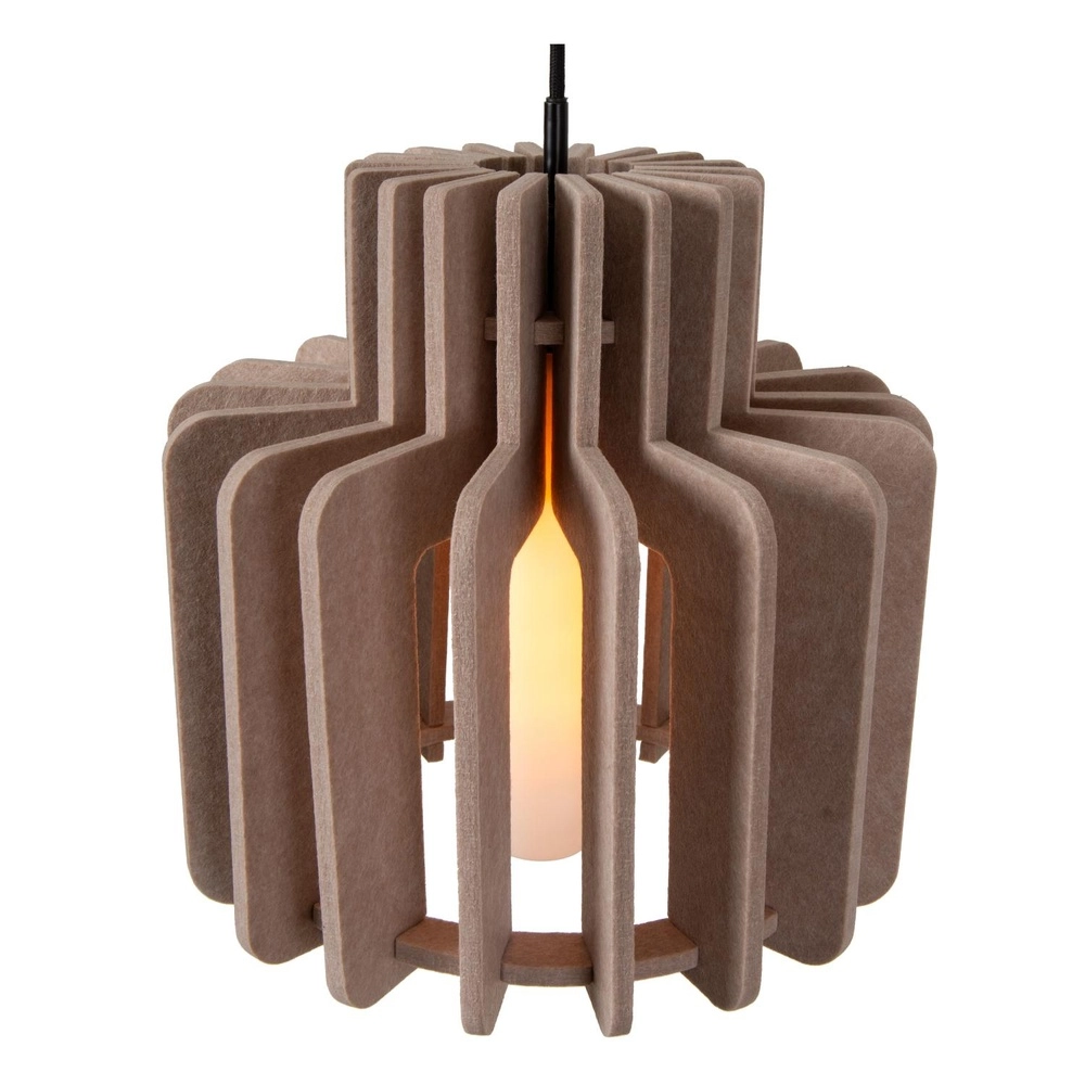 Lampe pendante de conception Rollo Brun sable de 40 cm Lucide 5411212452849